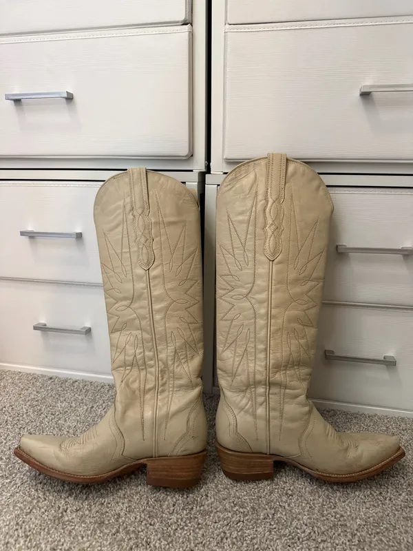 Tecovas Loretta Boots Tan Size 5.5 - Image 2