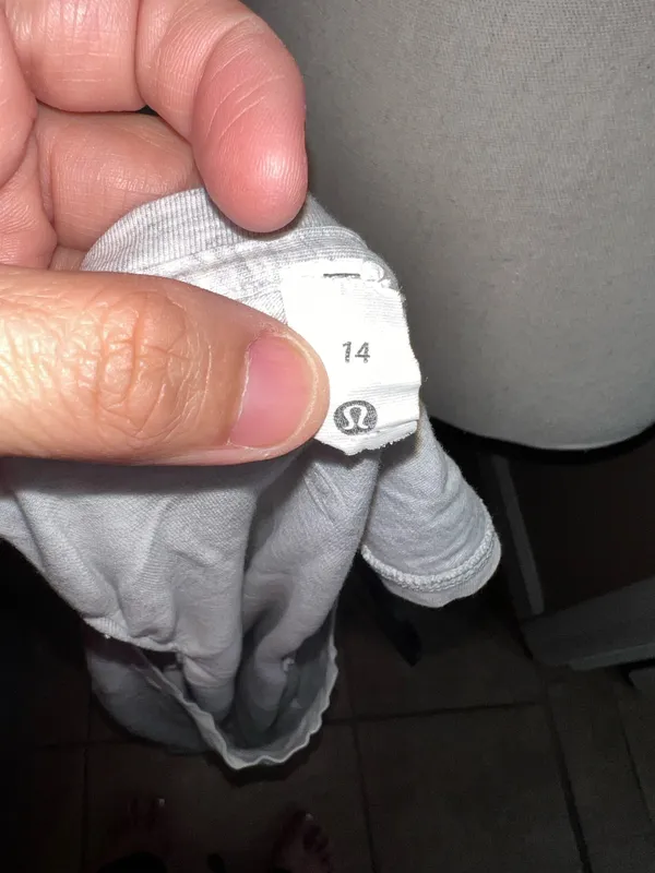 Lululemon Love Tank 14 Heathered Core Light Grey Racerback Pima Soft Athleisure - Image 4