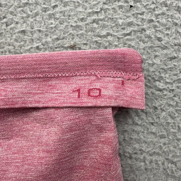Lululemon Swiftly Tech Tank Top Pink Shimmer Shine Athletic Women's 10 - Image 4