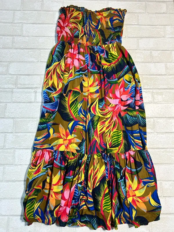 Aerie Strapless Smocked Maxi Dress - Image 5