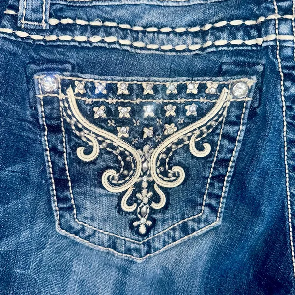 Y2K Miss Me Western Bling Signature Skinny Jeans! - Image 4
