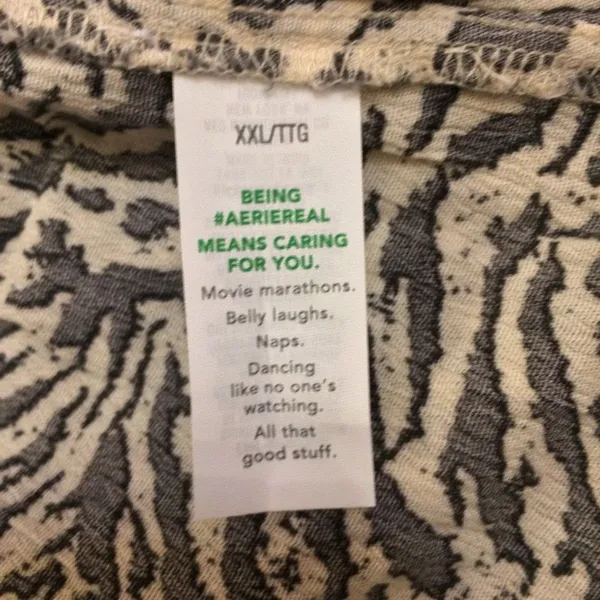 NWT Aerie Button Front Maxi Dress xxl smocked gray animal print - Image 11