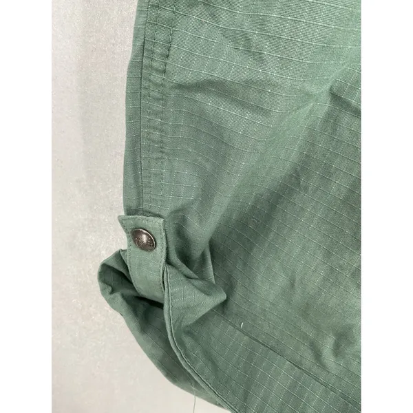 Carhartt Womens Shorts Green Ripstop Roll Tab Utility Cargo 18 - Image 7