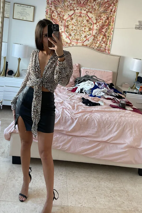 Animal Print Top - Image 3