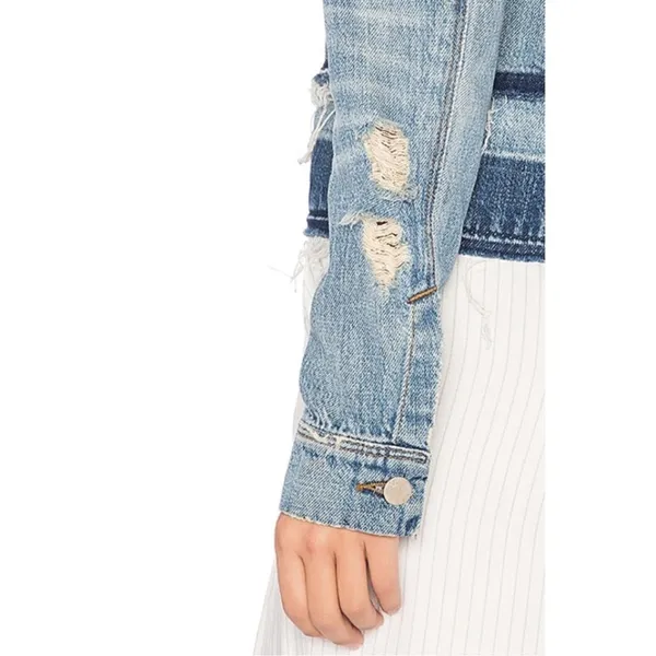 J Brand Deena Released Hem Jean Jacket C31‎ - Image 5