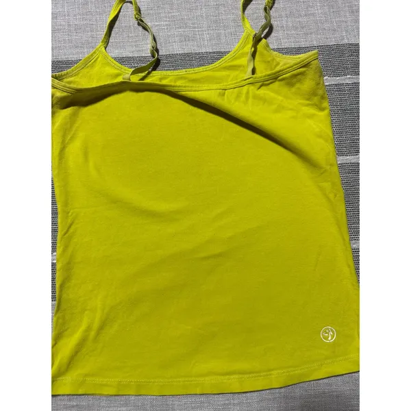 Zumba Wear Women's Green‎ Athletic Tank Top Size Medium Spaghetti Strap - Image 3