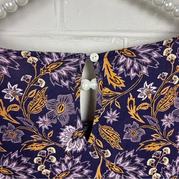 Universal Thread Purple Floral Smocked Dress Size 2X - Image 9