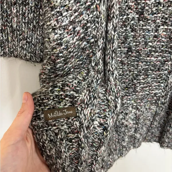 NEW Matilda Jane Evening Stroll Cotton Blend Turtleneck Poncho Sweater XS/S - Image 5