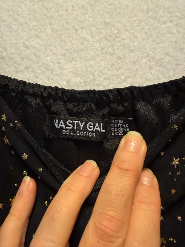 Nasty Gal Dress Black - Image 3