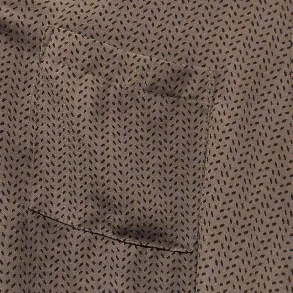 Apt. 9 Sheer Dark Grey Cuffed Long Sleeve Blouse - Image 3