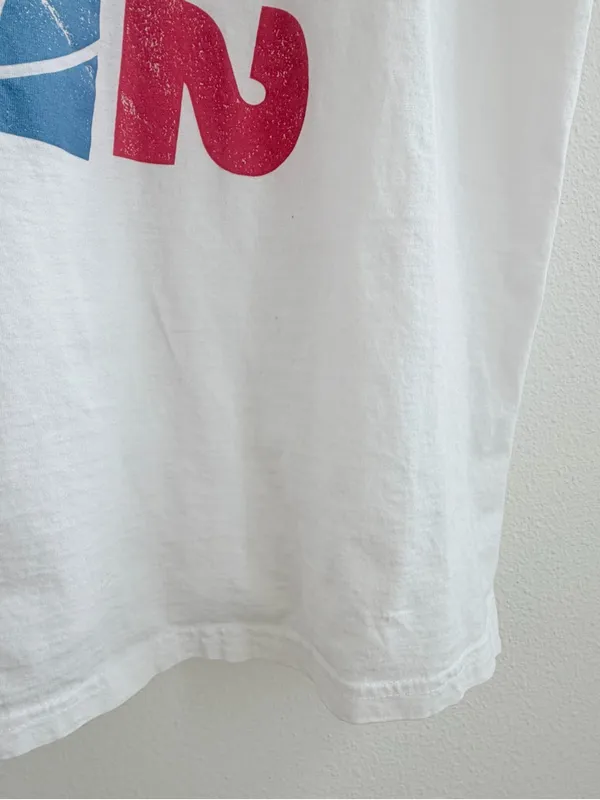 Blink-182 off-the-shoulder white punk tee - Image 7