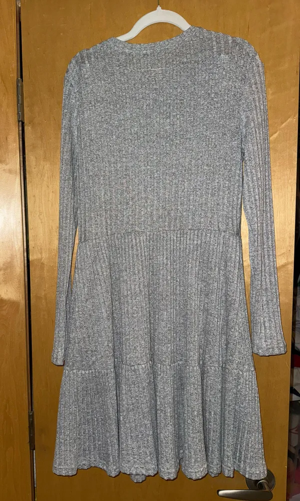 SheIn Gray Sweater Dress - Image 2