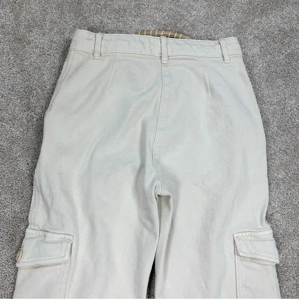 Aritzia Wilfred Modern Supply Twill Cargo Pants High Waisted in Gd Birch Size 0 - Image 10