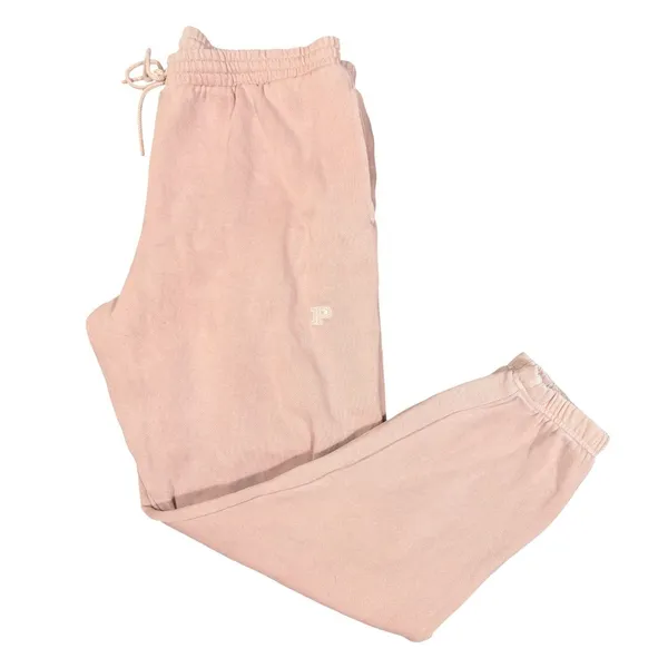 PINK Victoria's Secret Fleece Jogger Sweatpants Womens Large Pink Drawstring - Image 7