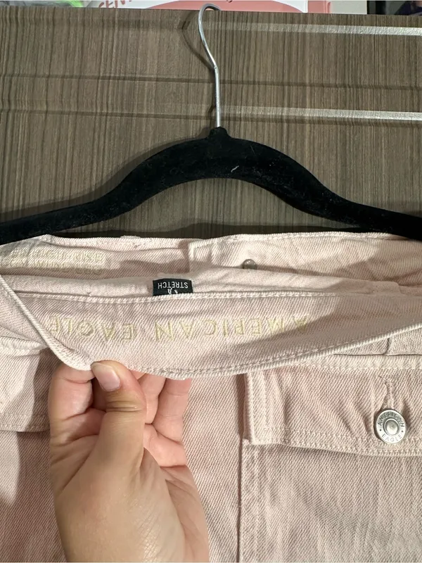 American eagle light pink size 4 jeans - Image 3
