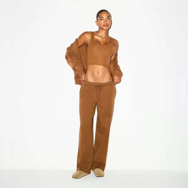 NWT Skims CLASSIC STRAIGHT LEG PANT Bison large - Image 2