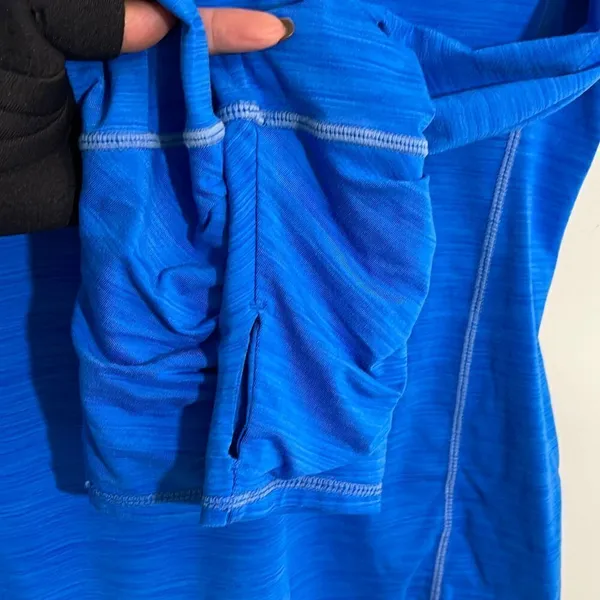 Kirkland Signature Women’s‎ Athletic 1/4 zip top jacket Size Small Royal blue - Image 5
