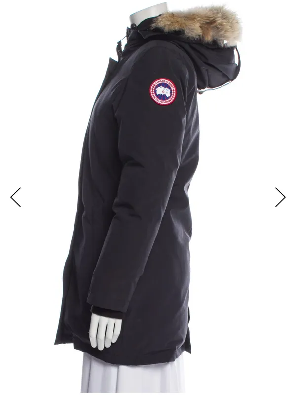 Navy Blue Canada Goose Jacket - Image 2