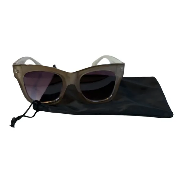 Steve Madden Sunglasses Womens‎ Green Chain Link Cat Eye Y2K Retro SR0422 - Image 7