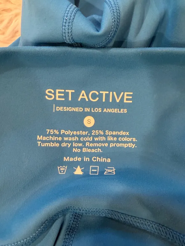 SET Active luxform Bright Teal Leggings - Image 5