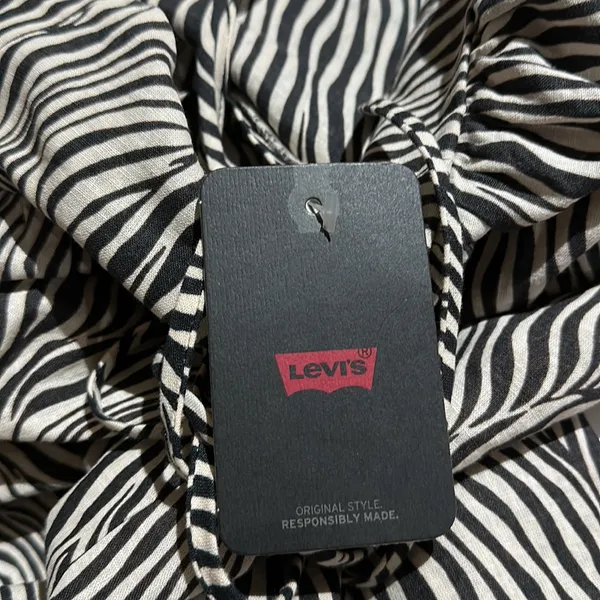 NWT LEVI'S Amilijia Dress Zebra Print Oversized - Image 9