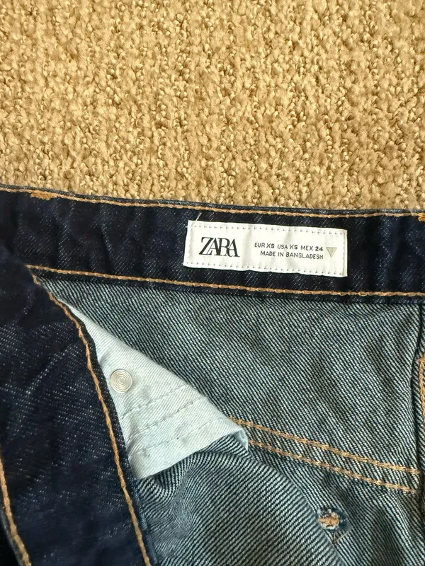 ZARA Denim Skirt Mini - Image 3