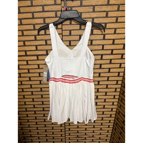 Avia White Pleated Tennis Dress With Built In Shorts Size‎ Medium - Image 2