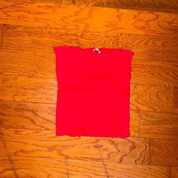 Smock Tube Top Red Fits S - Image 2