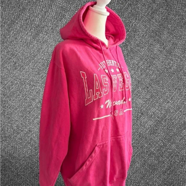 Authentic Las Vegas Pink Hoodie - Image 3