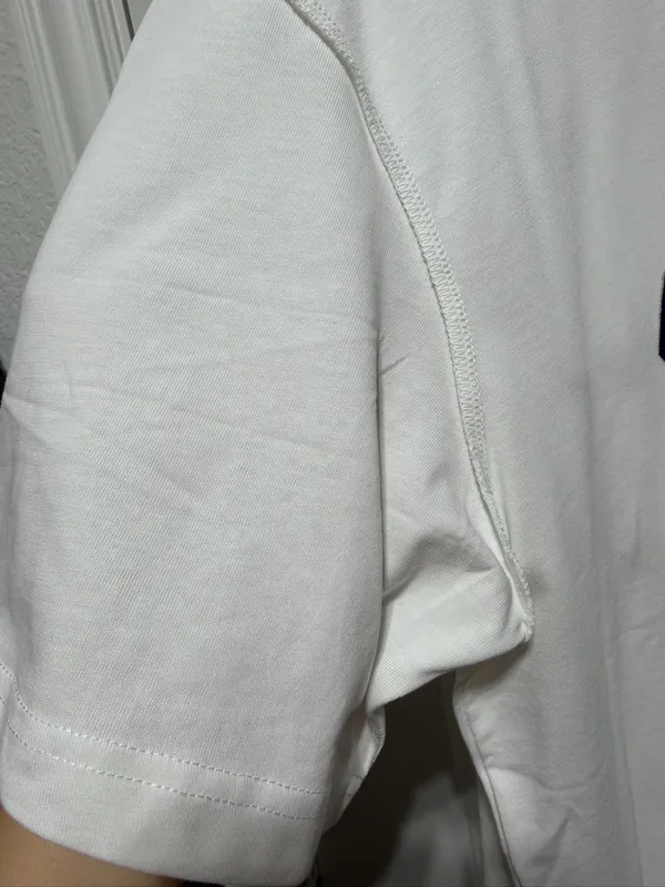 Designer T-shirt white men size M - Image 2