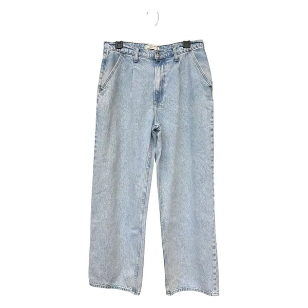 Abercrombie Fitch High Rise Loose Jeans Light Wash Size 30/10 Denim - Image 2