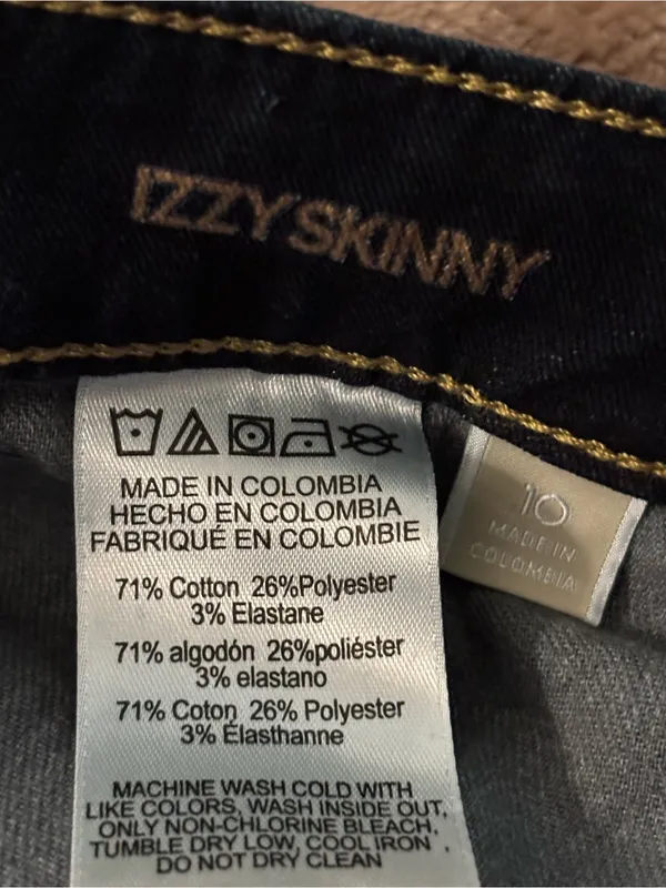 Michael Kors Izzy Skinny Jeans Women’s Size 10 Blue Jeans - Image 8