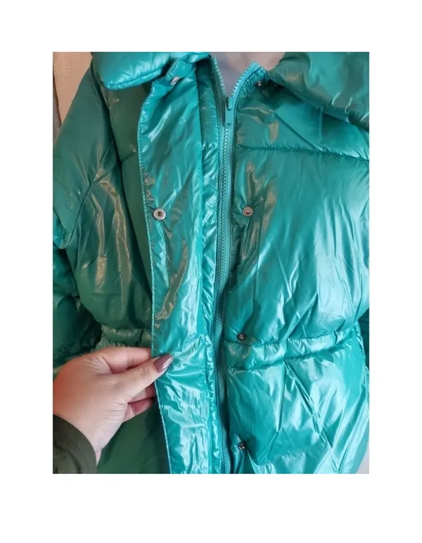 Green Puffer Jacket - Image 2