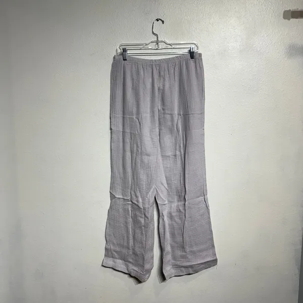 J. Valdi Lavender Cotton Swim Cover-Up Pants Sz XL NWT - Image 10