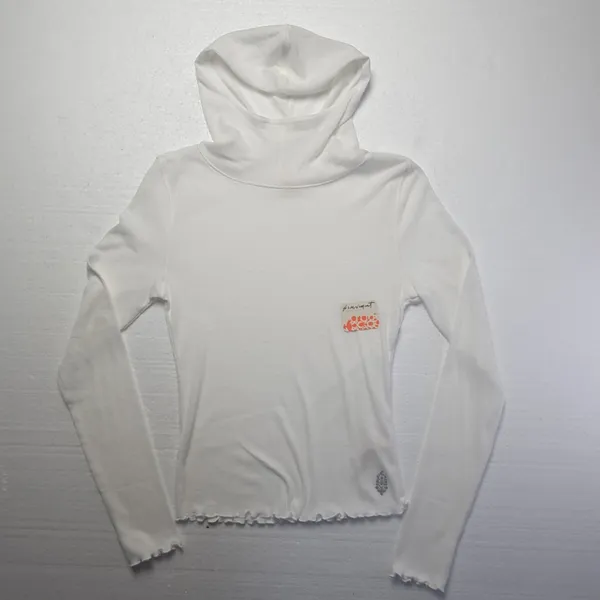 Free People Movement Women's Breathe Easy Layer in White NWT $40 - Image 6