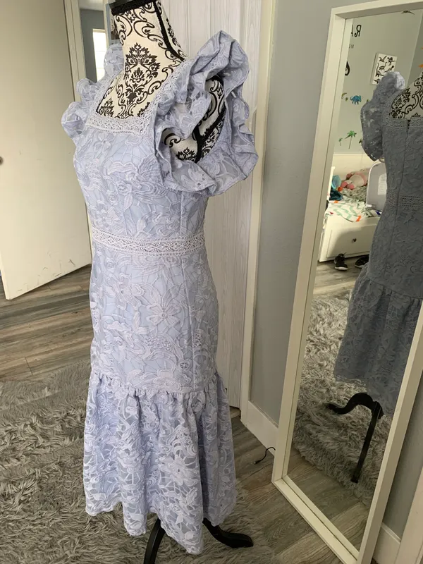 Lavender Lace Dress - Image 2