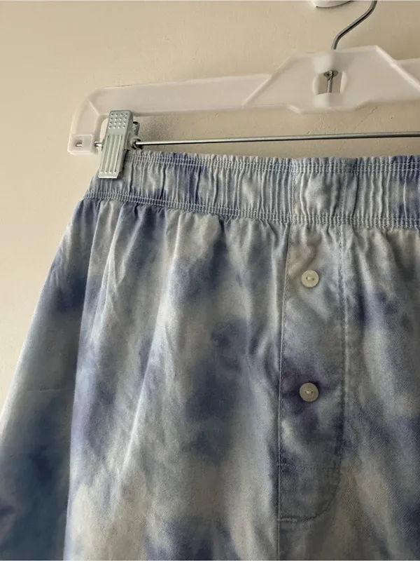 PINK Victoria’s Secret Blue Tie Dye Sleep‎ Shorts - Image 2