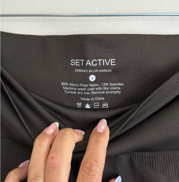 Set Active Espresso Leggings Sculptflex Brown Small - Image 3