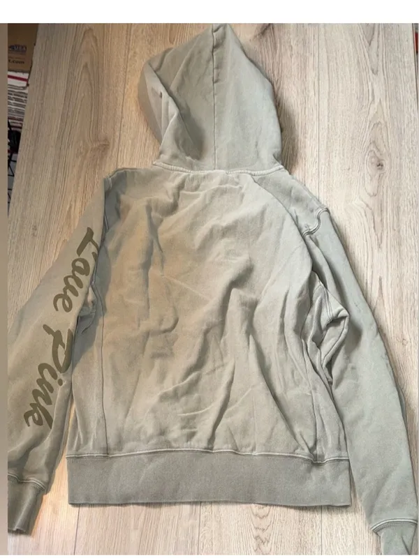 Victoria’s Secret pink green zip up hoodie sweatshirt hooded sweater - Image 2