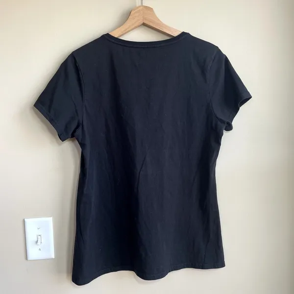 Pact organic cotton short sleeved black t-shirt women's size M casual shirt‎ - Image 5