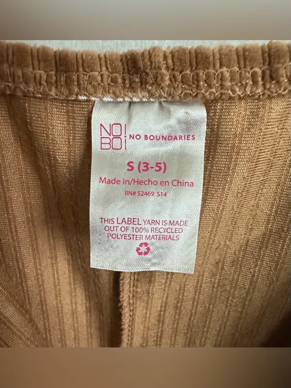No Boundaries Corduroy Ribbed Dress with Front Zip - Image 3