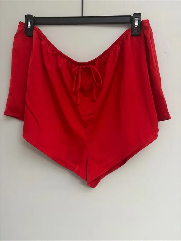 No Boundaries New! Red Satin Heart Pocket Sleep Set size XXL (20) - Image 7