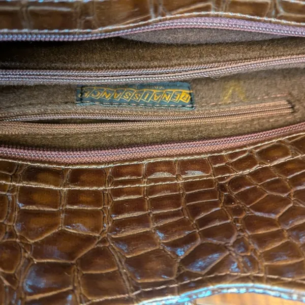Renaissance Leather hand bag 👜 Brown - Image 14