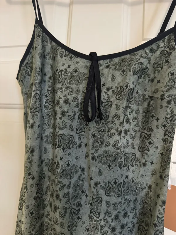 BOUTIQUE PAISLEY DRESS Green Size M - Image 2
