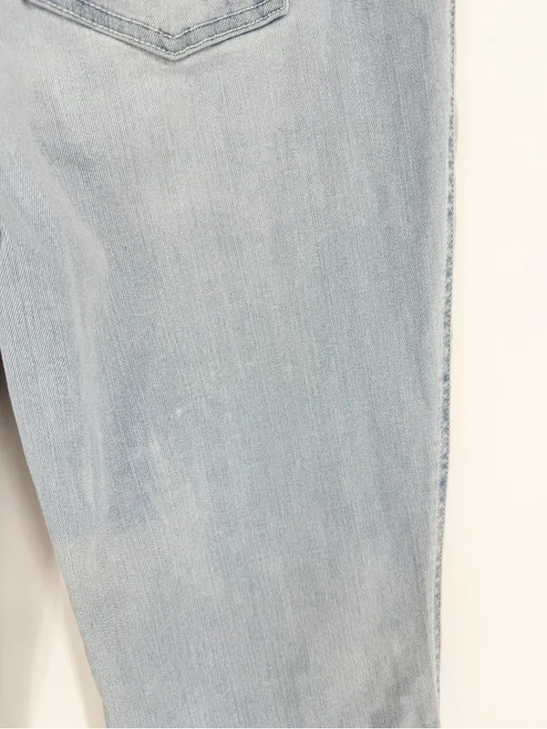 Spanx Pull On Light Wash High-Rise Flare Jeans Women's XL Light Blue Boho - Image 5