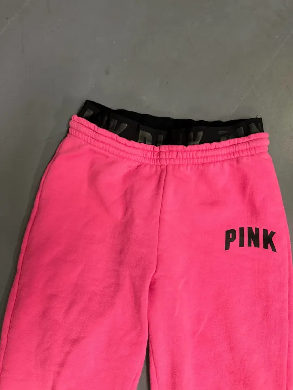 PINK Victoria's Secret Sweatpants Jogger Pink - Image 2