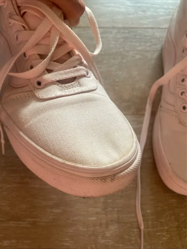 Vans Sk8-Hi Mono Blush Pink Canvas Women’s 7 High Top Sneaker - Image 4