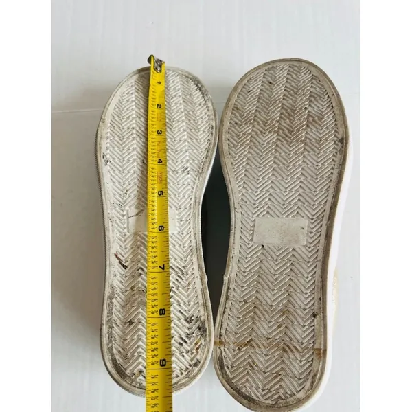 Woolworths Womens‎ Sz 5.5 Gold Platform Slip On Sneakers Shoes - Image 9