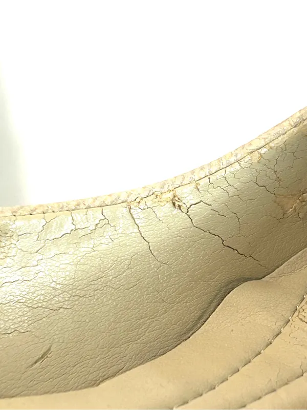 Easy Spirit Cream Woven Leather Kitten Heel Pumps size 9 - Image 11