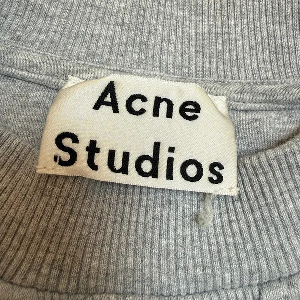 Acne Studios Boxy Yana Face PSS17 Sweatshirt Made in Portugal Small - Image 3